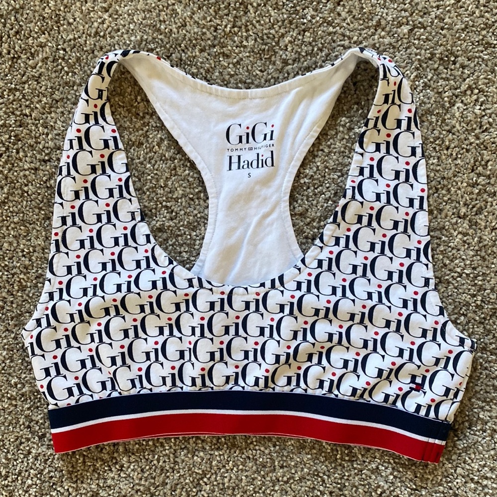 Tommy Hilfiger x Gigi Hadid White Sports Bra